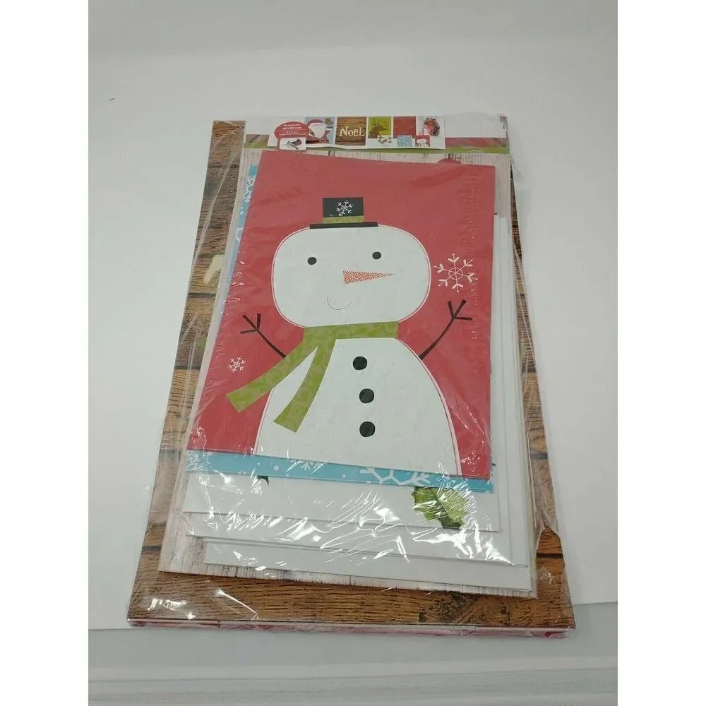 Christmas Decorative Gift Boxes & Lids, Various Size Bundle Set of 8, NEW